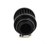 babominimer 25mm Car Air Filter High Flow Non-Woven Fabric Usual Replacement Fits Most Cars Trucks Motorcycles Cold Air System Black Engine Performance