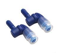 babominimer 2pcs Silicone Bite Valve Replacement Sheath for Hydration Pack Water Bladder Mouthpiece, 360° Rotatable Leakproof Nozzle for Most Hydration Bags(Blue)