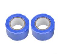 babominimer 2Pcs Silicone Grip Tape Compatible with for Canoe and Dragon Boat Paddles or Diving Hose, Waterproof Self-Sticky Wrap with Thermal Resistance, Lasting Non-Slip(Blue)