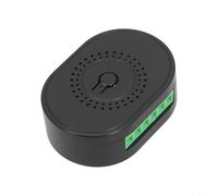 babominimer 3.0 2 Way Light Switch Module, No Neutral Wire Required, 1 Gang Electrical Switch Breaker with Countdown, Schedule, Voice Control for for Alexa and(Black)