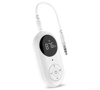 babominimer 3-in-1 5.3 Adapter Transmitter and Receiver with 3.5 mm Jack for Audio Transmission from TV or PC to Headphones or Speakers, Dual Device