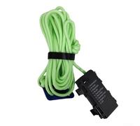 babominimer 300cm LED Camping Rope Light Waterproof IP66 Luminous Tent Guyline with 8 Modes and 10cm Spacing, Heavy Duty Polyester Cord Supports 370kg for Outdoor(light green 300CM)