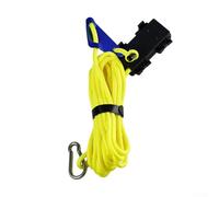 babominimer 300cm LED Camping Rope Light Waterproof IP66 Luminous Tent Guyline with 8 Modes and 10cm Spacing, Heavy Duty Polyester Cord Supports 370kg for Outdoor(yellow 300CM)