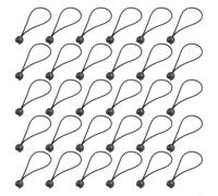 babominimer 30pcs Elastic Bungee Ball Ties 15cm Tent Tarp Canopy Tie Down Cords with Plastic Balls for Securing Tarpaulins Sleeping Bags Outdoor Camping Hiking Boating and