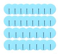 babominimer 30pcs Fishing Hook Bonnets Safety Covers Treble Hook Protectors 39x10mm Blue/Red for Avoiding Injuries and Tangles, Organising Hooks and Protecting(Blue)