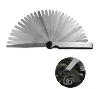 babominimer 32pc Stainless Steel Feeler Gauge Set 0.001-0.04" 0.03-.00mm Dual Metric and For Imperial Markings for Valve Clearance Adjustment