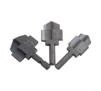 babominimer 3pcs PPR Water Pipe Expansion Drill Bit Set with 6.35mm Hex Shank for for Electric Drill, Metal Step Bits in 20mm 25mm 32mm Sizes, Plumber Pipe Expander Punch Tool