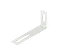 babominimer 4 Pack 3 Inch Adjustable L-Shaped Metal Corner Bracket with Bolts, Heavy Duty Zinc Alloy Right Angle Connector for Furniture Reinforcement, Shelves, Drawers,