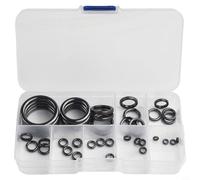 babominimer 40pcs Fishing Rod Guide Ring Repair Kit with Ceramic Rod Eyes for Rod Building and Repair, Smooth Round Replacement Guides in Multiple Sizes for Restoring