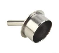 babominimer 45° Angle Nozzle Attachment for for Quick 861DW Heat Hot Air Rework Station, Stainless Steel Angled Soldering Tip for for Precise Mobile and Laptop Motherboard Repair(9mm)