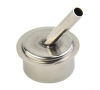 babominimer 45° Angle Nozzle Attachment for for Quick 861DW Heat Hot Air Rework Station, Stainless Steel Angled Soldering Tip for for Precise Mobile and Laptop Motherboard Repair(5mm)