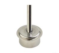 babominimer 45° Angle Nozzle Attachment for for Quick 861DW Heat Hot Air Rework Station, Stainless Steel Angled Soldering Tip for for Precise Mobile and Laptop Motherboard Repair(7mm)
