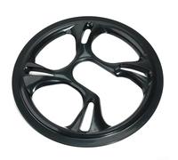 babominimer 48T 4-Bolt 12cm Bicycle Crankset Chain Wheel Cover Guard Lasting Chainring Protector Cycling Accessory for Road or Mountain Bike Parts Replacement(G4FAO-48)