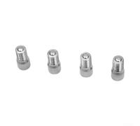 babominimer 4pcs 19mm Brass Tyre Valve Stem Extension Compatible with for Car and Truck Wheels, Screw-On Design Compatible with for Easy Tyre Pressure Checks, Lasting Waterproof