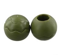 babominimer 4pcs Camping Chair Foot Pads Anti-Sink Ball Leg Covers Non-Slip Wear-Resistant Plastic Compatible with for Outdoor Folding Chairs, Fits 13-16mm Diameter Legs, (Green)