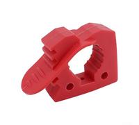babominimer 4pcs Rubber Quick Mounting Clamps for 3-4cm Tubes, Heavy Duty Tool Holders for Shovels, Axes, Hoses, Fishing Gear, Flashlights, UV Resistant, Weatherproof(red)