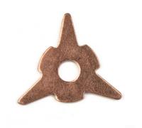 babominimer 50-Piece Mixed Washer Pad Kit for Spot Welder Accessories - Dent Pulling Triangles, Straight, Twisted, Star Pads and Washers for Auto Body Repair