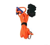 babominimer 5M LED Tent Wind Rope Light, IP66 Waterproof Camping Guyline with 8 Modes, Reflective High-Tensile Polyester Cord for Outdoor Hiking Canopy Awning(Orange)