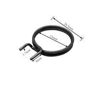 babominimer 5Pcs Door Handle Spring Kit for for Lever Knob Latch Repair, Stainless Steel Coil Torsion Replacement Set for for Interior Door Handle Fix, Black Round Springs(FMTB-MSNH-E)