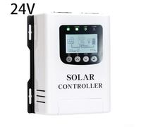 babominimer 60A 12V/24V/48V Solar Charge Controller with LED Touch Display for RV, Boat, Off-Grid Power Systems, Compatible with Lithium Iron, Colloid and(24V)
