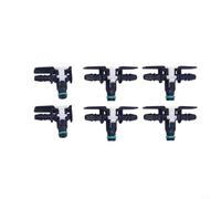 babominimer 6PCS Fuel Injector Return Fitting Set for RAM and for Grand Cherokee EcoDiesel 3.0L, Direct Replacement Fuel Line Connector Kit with 2 L and 4 T