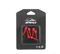 babominimer 6pcs M5 x 18mm Steel Stem Bolts, Anodized Handlebar Screws Compatible with for Seatpost Collar, Derailleur and Headset Stem, Rust Resistant High Strength Fasteners(Red)