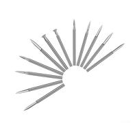 babominimer 6Pcs Wood Carving Drill Bits Set for for Rotary Tools with 3mm and 2.35mm Shanks, Metal Engraving and Grinding Accessories for for Detailed Craft, Lettering, Nuclear(B)