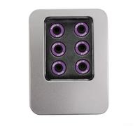 babominimer 8 Pcs Skateboard Bearings 608RS ABEC-11 Carbon Steel with Integrated Spacers, Double Rubber Shield, Pre-Lubricated for Smooth Longboard, Roller Skate, Scooter(Purple)