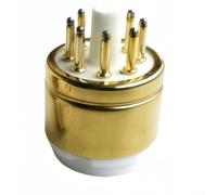 babominimer 8-Pin to 8-Pin Vacuum Tube Socket Adapter for KT88 6SN7 EL34 6L6 6V6 5U4G Audio Devices, Porcelain Base Converter Extender for Pro Audio Gear