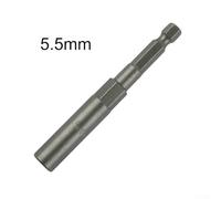 babominimer 80mm Length 1/4 Inch Hex Shank Socket Nut Driver Bit Chrome Vanadium Steel HRC60 Hardened for Pneumatic Screwdriver and Electric Drill, Optional Sizes 5.5mm t(5.5mm)