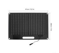 babominimer 80W Monocrystalline Solar Panel 20V Portable Lightweight Design with Handle and IP65 Waterproof, High Efficiency Alternative Energy Charger for for Caravan, RV,