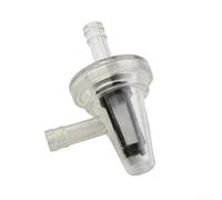 babominimer 90° Fuel Inline Filter for Motorcycle For Mx Scooter Trials 8mm Plastic Right Angle Fuel Line Filter Having Clear Housing 1 Pack