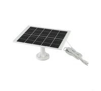 babominimer 9W 5V Solar Panel with 3-in-1 Charging Cable IP66 Waterproof for Security Camera Compatible with Ring for WYZE for Reolink for EufyCam SimpliSafe 4M Cable