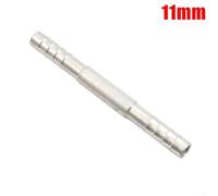 babominimer A/C Hose Barb Straight Splice Push-in Fitting Aluminium Connector for Commercial Truck Air Conditioning Hose Repair, for 8mm 11mm 13mm 16mm 17mm(11mm)