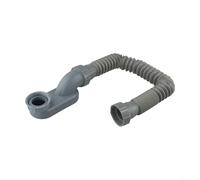 babominimer ABS Bathtub Shower Drain Pipe Flat P Trap with Water Seal Design for Freestanding Tub, Flexible RV Bath Drain Compatible with Standard Plumbing Fixtures