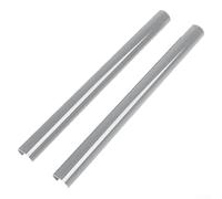 babominimer ABS Front Grille Trim Strips Cover Compatible with for E60 E65 E66, Lasting High Resistant Moulding to Enhance Car Exterior Appearance with Vibrant Color(Gray)