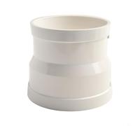 babominimer ABS Ventilation Pipe Reducer Adapter Fittings White Plastic Connector 100mm to 75mm 125mm to 110mm 150mm to 110mm Ducting Transition(125 to 110)