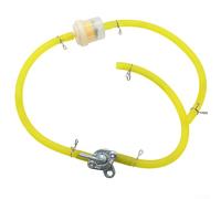 babominimer Accessory Fuel Tank Tap Having Filter Inline Switch Plus Most Construction Motorcycle Aluminum Alloy Pipe 45 Cm Fuel Line Included Compatible with Oil Motorcycl(Yellow)
