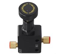 babominimer Adjustable Brake Proportion Valve for Cars - 150PSI to 1200PSI Pressure Control, /8 for NPT Connector, Metal Construction, Black