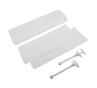 babominimer Adjustable Central Air Conditioner Windshield AC Air Deflector with Purifying Filter Cotton for for Anti-Direct Blowing and Optimal Airflow Control, Fits Ceiling(Cotton Filter-S)