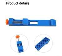 babominimer Adjustable Cutting Machine Base Guide Rail for for Circular Saw or Marble for for Cutter, ABS Plastic Jig with Positioning Clamps for for 145-208mm Base, Two-Way(1PCS)