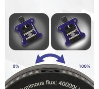 babominimer Adjustable LED Microscope Light Source with 80 Lamp Beads, Dustproof Design, Aluminum Alloy Construction, for Industrial Inspection and Laboratory Use