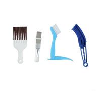 babominimer Air Conditioner Fin Comb Cleaning Kit with 4 Tools, Metal and Plastic Coil Brush Set for for Condenser, Radiator, Evaporator, Refrigerator and AC Coil Maintenance