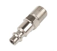 babominimer Air Hose Male Thread Adapter 1/4 Inch Quick Connect Coupler Fitting, Iron Chrome Plated, Compatible with Air Compressor and Pneumatic Tool Accessories for