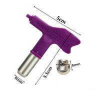 babominimer Airless Spray Tip Fine Finish Nozzle for for Paint Sprayers, Solid Metal Steel Construction, Wide Spray Pattern Range Sizes 209-655, Compatible with and(315)