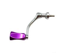 babominimer Aluminium Alloy Fishing Reel Single Rocker Handle 95mm with 2 Stainless Steel Bearing Grip Compatible with for Stella Vanford Nasci Smooth Operation(purple)