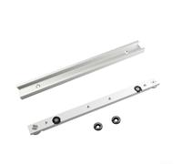babominimer Aluminium Alloy T-Track and Miter Bar Slider for Table Saw, 300mm/400mm/500mm Slot Miter Track with 30mm Width, Compatible with Woodworking Workbenches(300mm Miter Bar+300mm T-Track)