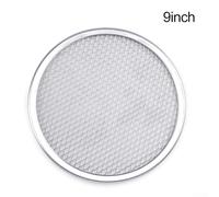 babominimer Aluminium Pizza Mesh Tray 8-16 Inch Perforated Baking Pan for for Crispy Crust, Non-Round Pizza Screen with Rolled Edge, Even Heat Distribution, Easy to(9 inch)