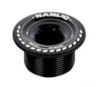 babominimer Aluminum Alloy Crank Bolt Machined Crankset Cover Cap BB Axis Screw for Road and Mountain Bikes Compatible with Prowheel Hollow FS.A FC-4500 FC-5600(black)