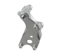 babominimer Aluminum Alloy Disc Brake Conversion Kit Frame Mount Adapter Bracket Holder for Road or Mountain Rear Triangle Without Brake Mount Quick Release(silver)